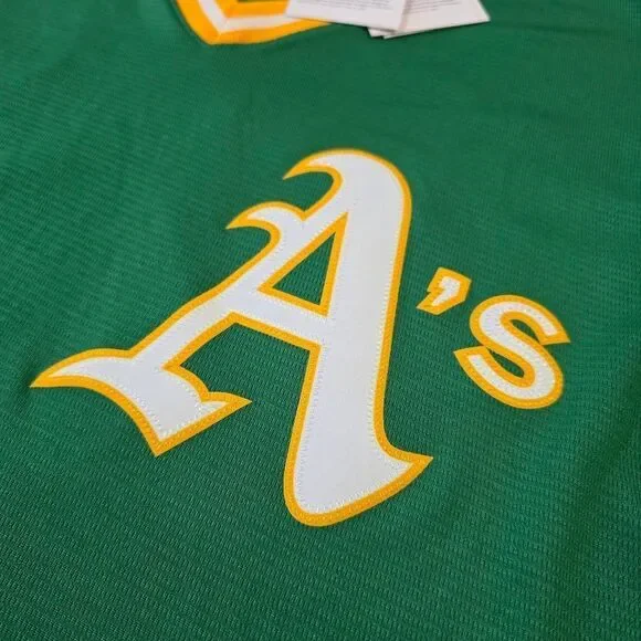 Nike Reggie Jackson Oakland Athletics A's Baseball Jersey Cooperstown Men's M - Picture 3 of 10